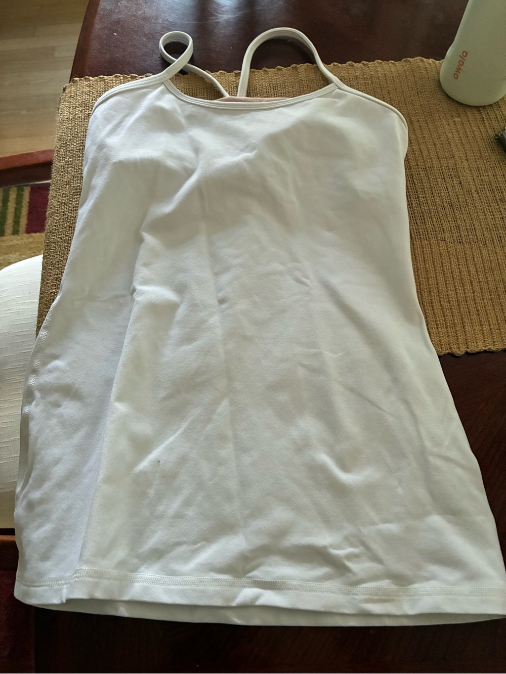 lululemon athletica White Racerback Tank Top